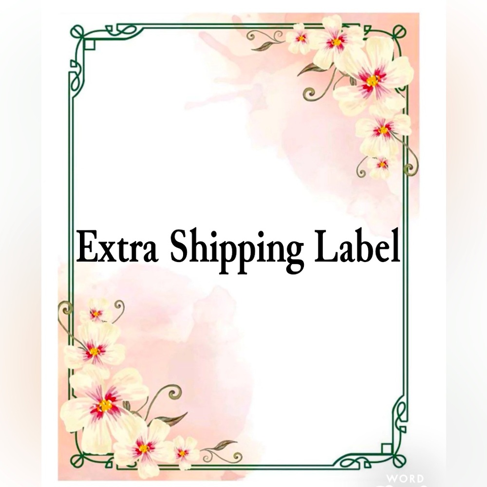 Extra Shipping Label